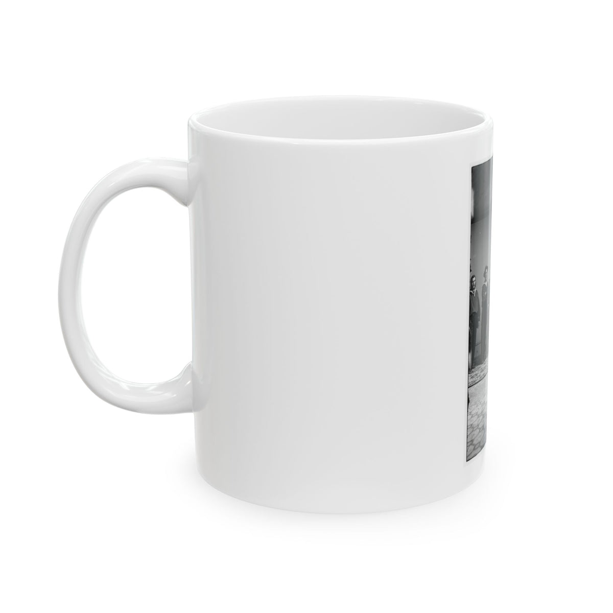 Group Of Russian Sailors From The Navy Ship Variag During Visit To New York City 001 (U.S. Civil War) White Coffee Mug