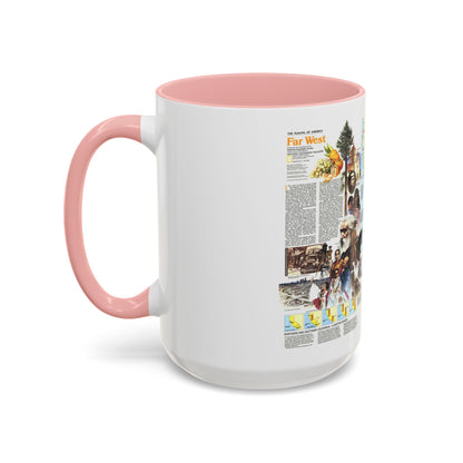 USA - Far West 2 (1984) (Map) Accent Coffee Mug