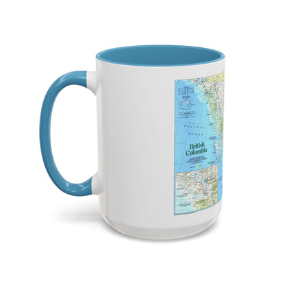 Canada - British Columbia 1 (1992) (Map) Accent Coffee Mug