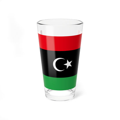 Flag of Libya 2-3 (Libya) Pint Glass 16oz