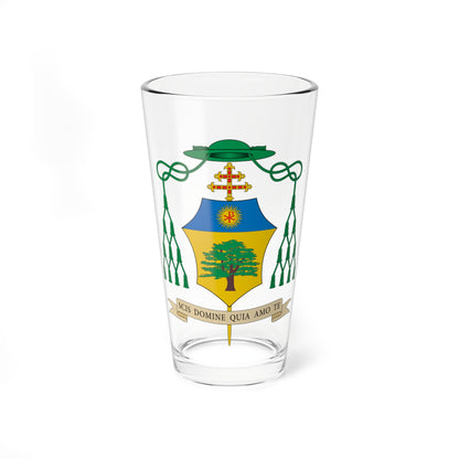 Escudo de Cristophe Zekiah El Kassis (Spain) (Coat of Arms) Pint Glass 16oz
