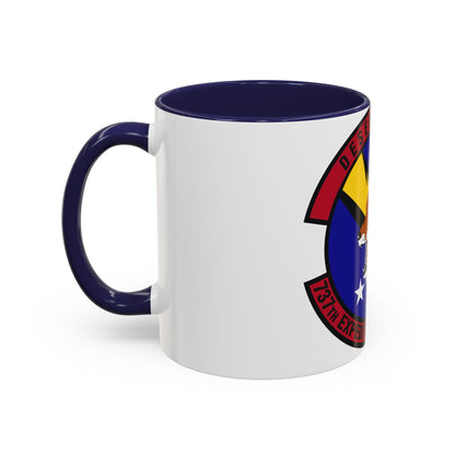 737th Expeditionary Airlift Squadron (U.S. Air Force) Accent Coffee Mug