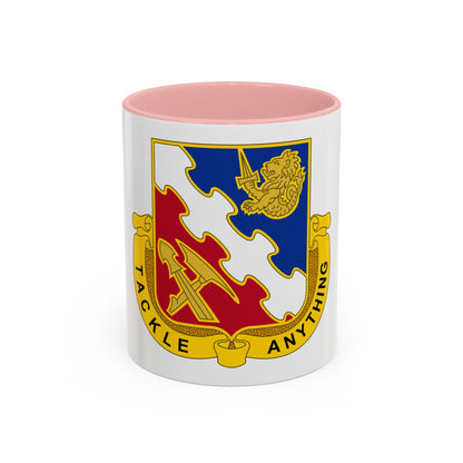 863 Engineer Battalion (U.S. Army) Accent Coffee Mug