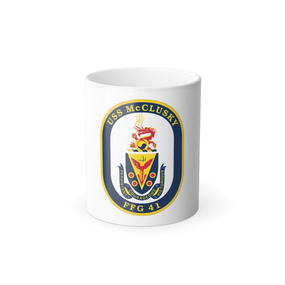 USS McClusky FFG 41 (U.S. Navy) Color Changing Mug 11oz