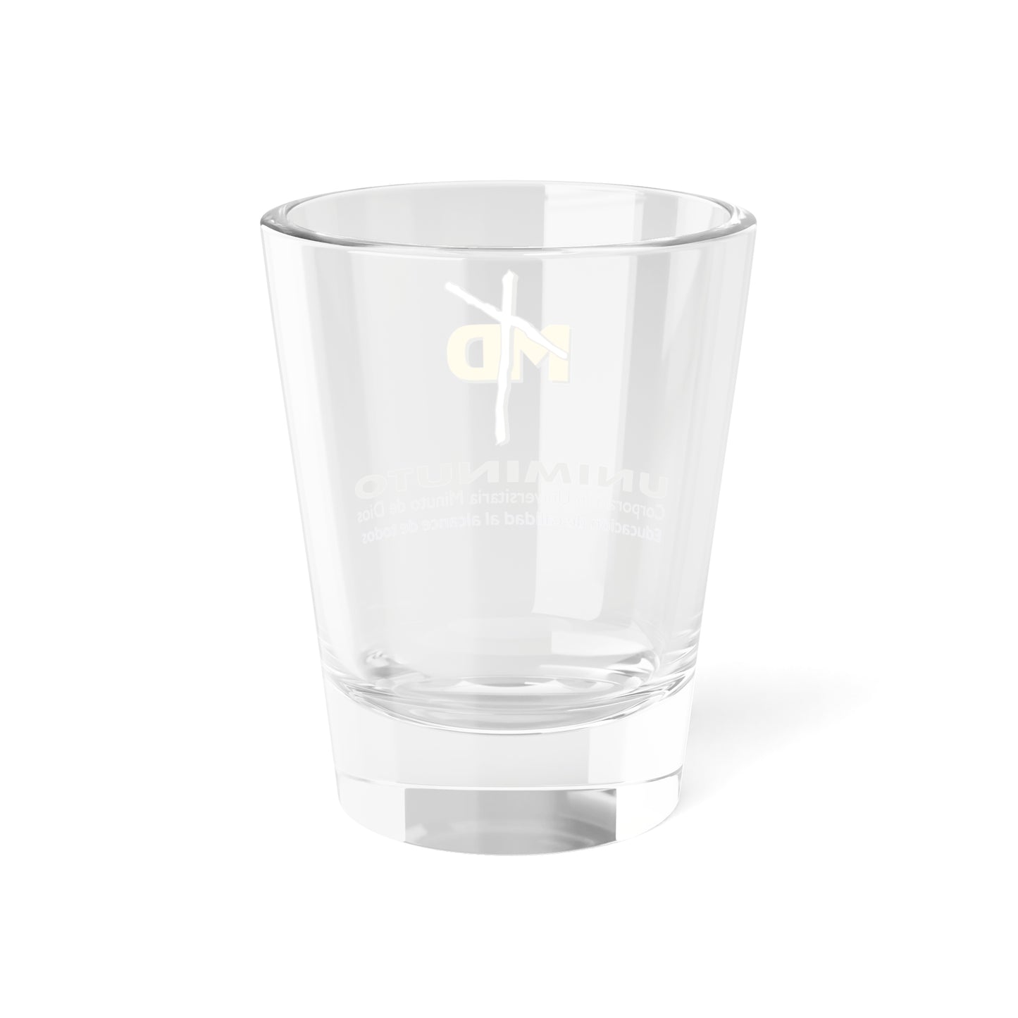 Logotipo de la Corporación Universitaria Minuto de Dios (Colombia) (Coat of Arms) Shot Glass 1.5oz