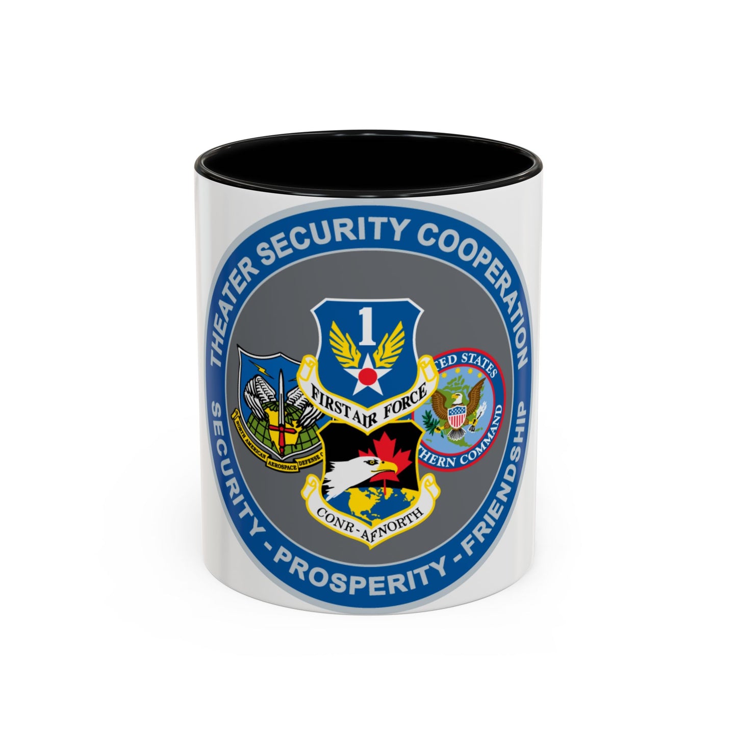 AF North TSC Theater Security Cooperation (U.S. Air Force) Accent Coffee Mug