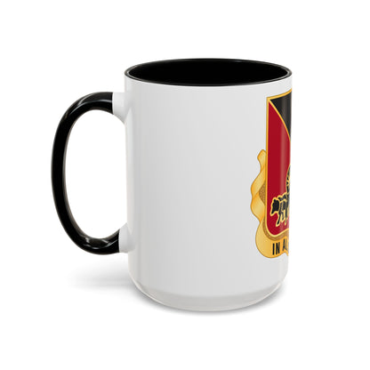128 Engineer Battalion Nebraska National Guard (U.S. Army) Accent Coffee Mug