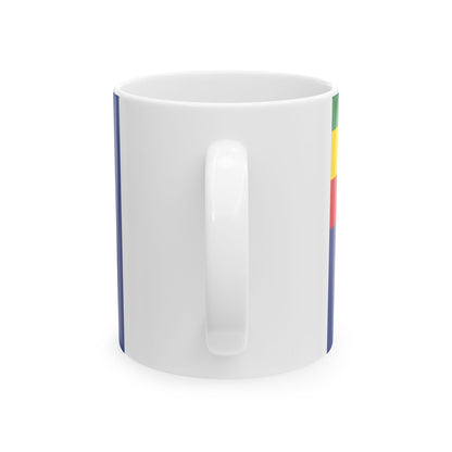 War Ensign of Ethiopia FDRE (Ethiopia) White Coffee Mug