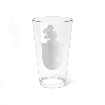 Escudo de Beriáin con casco (Spain) (Coat of Arms) Pint Glass 16oz