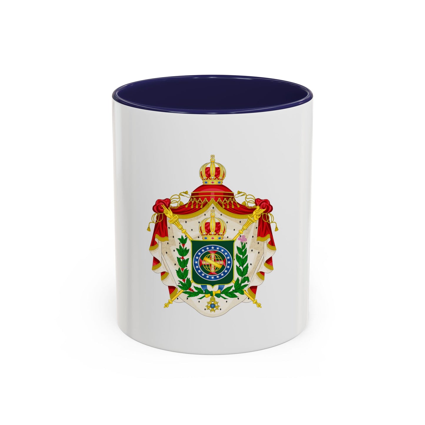 Coat of arms of the Empire of Brazil - Accent Coffee Mug