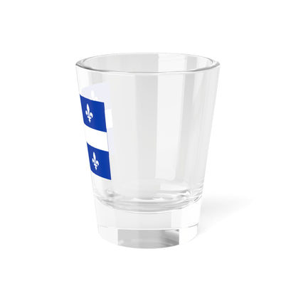 Flag of Quebec Canada - Shot Glass 1.5oz