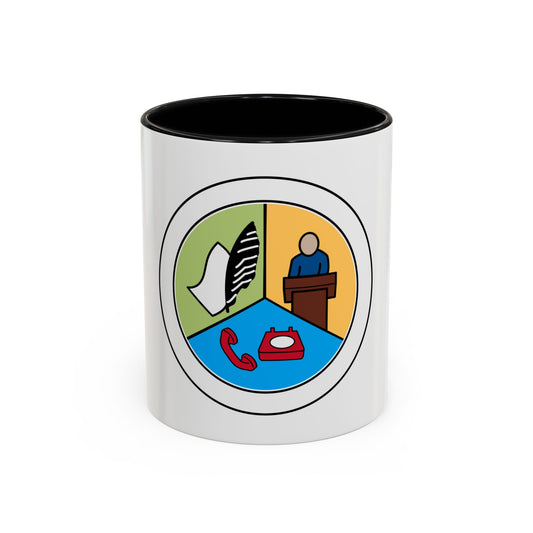 Communications (Boy Scout Merit Badge) Accent Coffee Mug