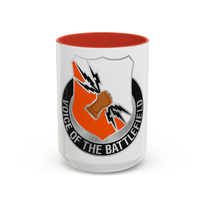 136 Signal Battalion (U.S. Army) Accent Coffee Mug