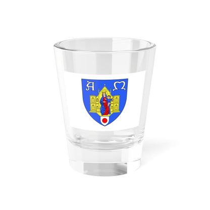 Flag of Montpellier (France) Shot Glass 1.5oz