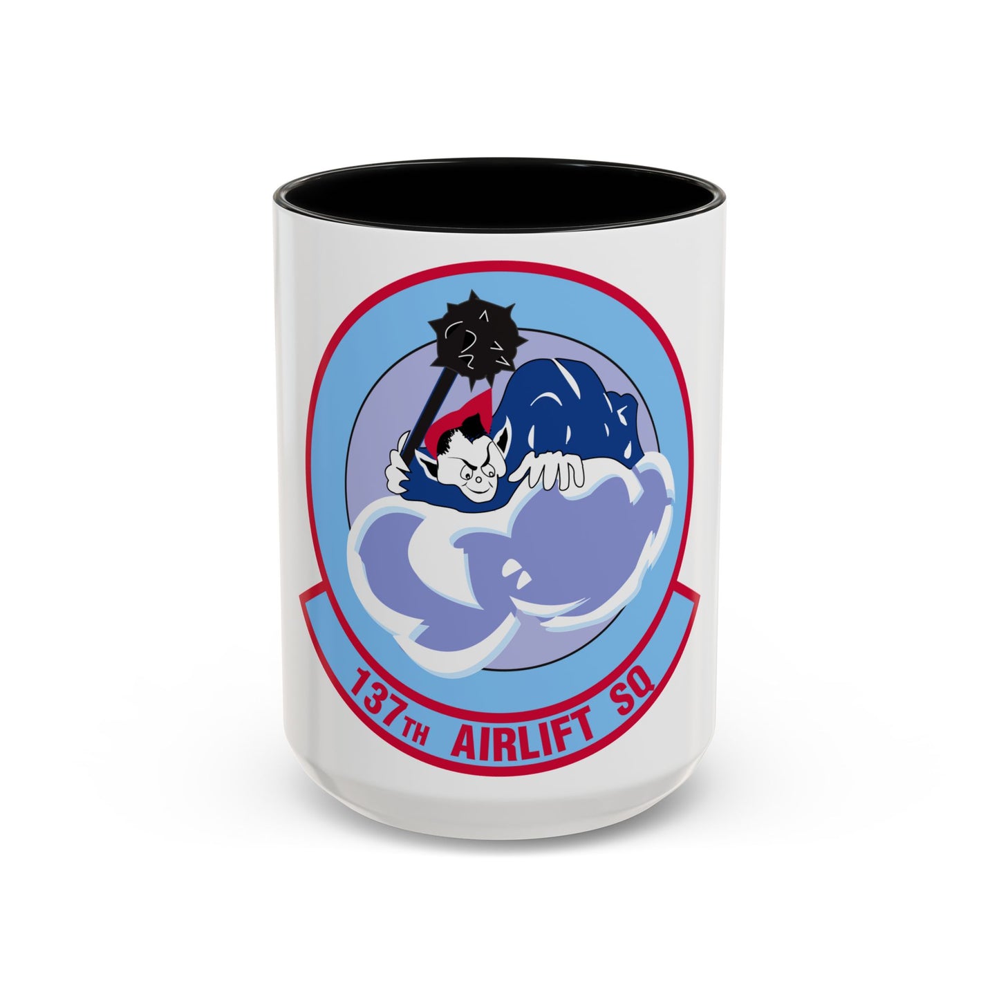 137 Airlift Squadron (U.S. Air Force) Accent Coffee Mug