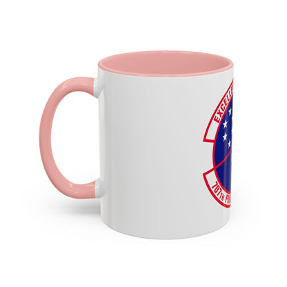 707 Force Support Squadron AFISRA (U.S. Air Force) Accent Coffee Mug