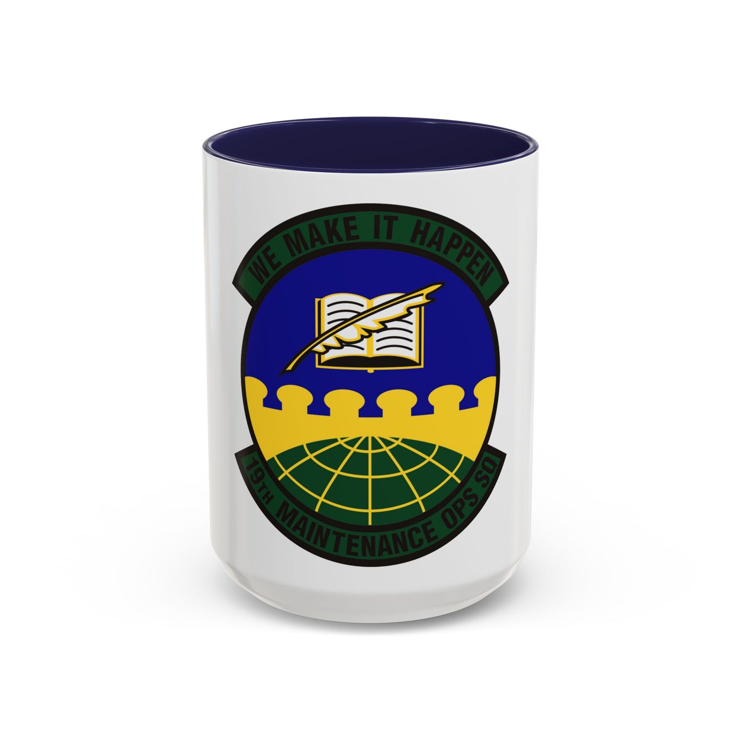 19th Maintenance Operations Squadron (U.S. Air Force) Accent Coffee Mug