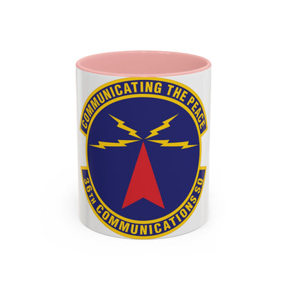 36th Communications Squadron (U.S. Air Force) Accent Coffee Mug