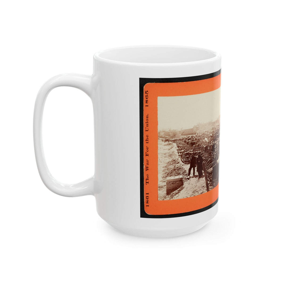 Artillery Captured From The Rebels (U.S. Civil War) White Coffee Mug