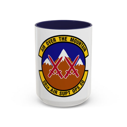 20 Air Support Operations Squadron ACC (U.S. Air Force) Accent Coffee Mug