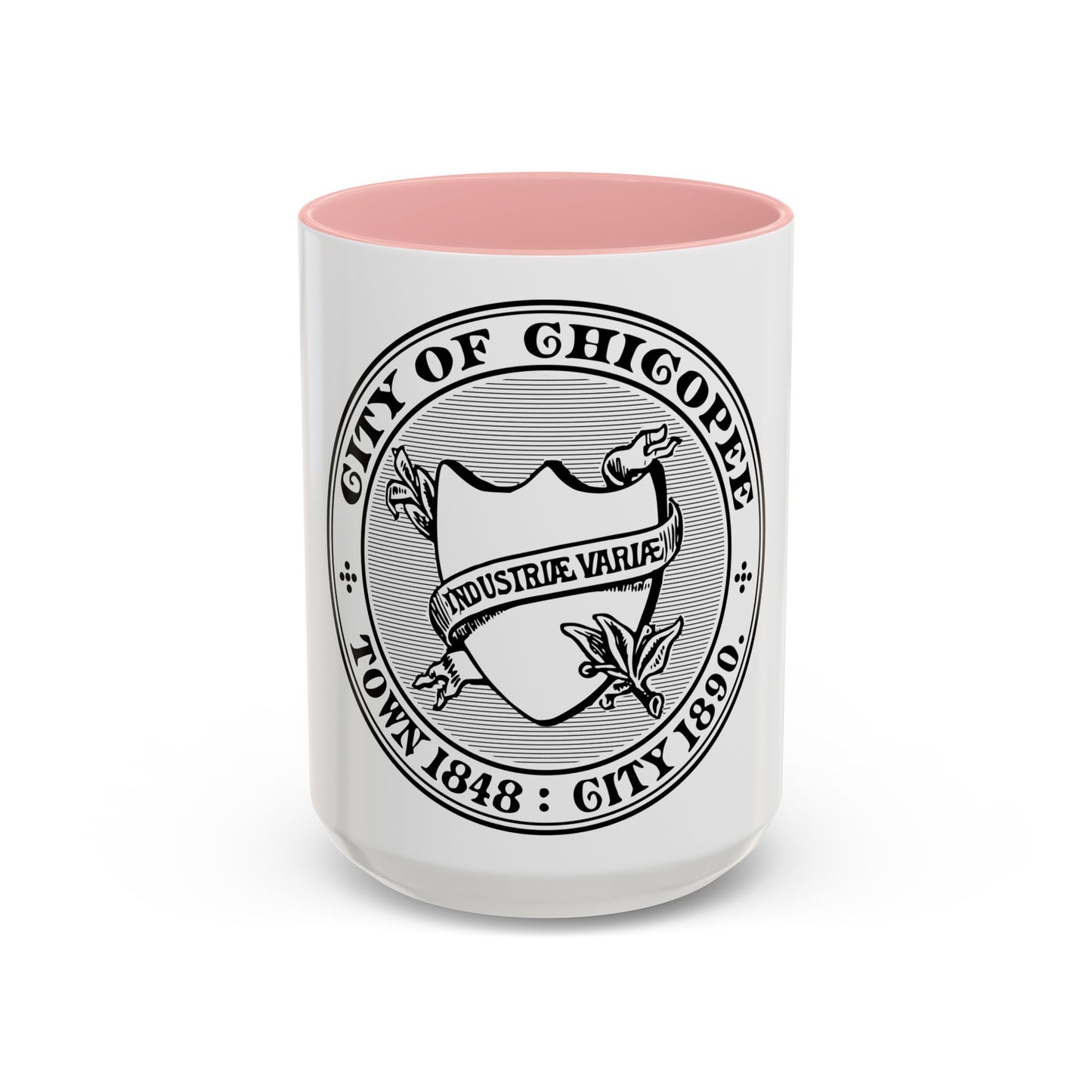 Seal of Chicopee Massachusetts - Accent Coffee Mug