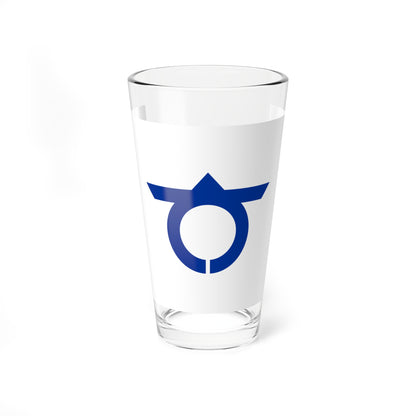 Flag of Omagari Akita 1954-2005 (Japan) Pint Glass 16oz