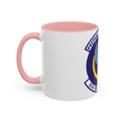 514th Operations Support Squadron (U.S. Air Force) Accent Coffee Mug