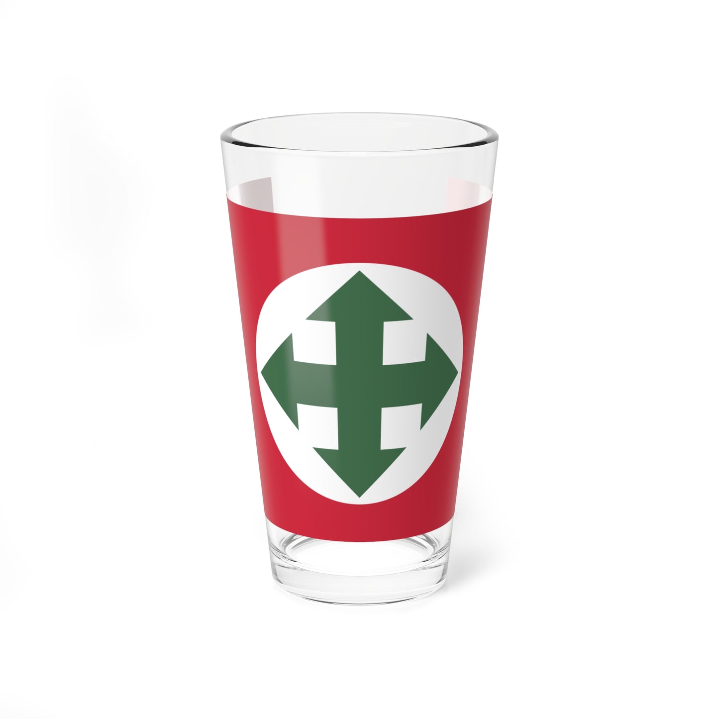 Flag of the Arrow Cross Party 1937 to 1942 (Hungary) Pint Glass 16oz