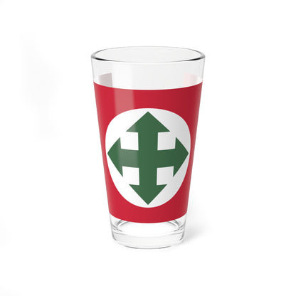 Flag of the Arrow Cross Party 1937 to 1942 (Hungary) Pint Glass 16oz
