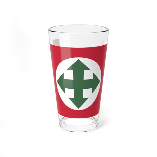 Flag of the Arrow Cross Party 1937 to 1942 (Hungary) Pint Glass 16oz