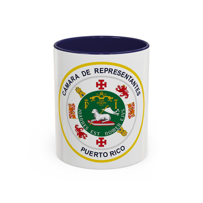 Seal of Puerto Rico House of Representatives - Accent Coffee Mug