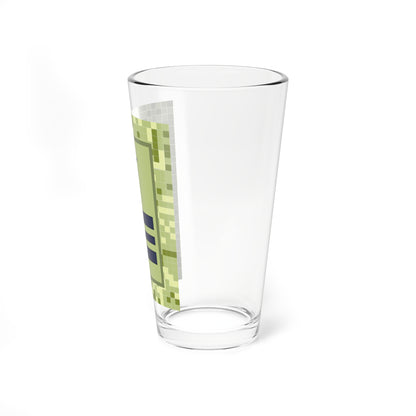 SS.OO.7.  CDE   CAMPAÑA   (Chile) (Military Rank) Pint Glass 16oz