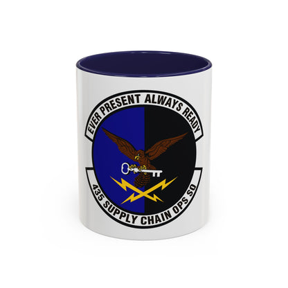435th Supply Chain Operations Squadron (U.S. Air Force) Accent Coffee Mug