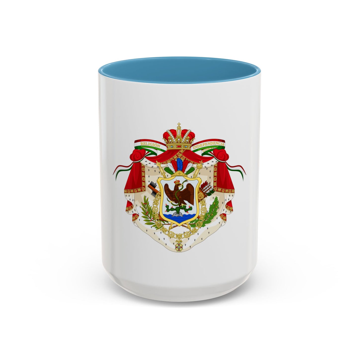 Coat of Arms of the First Mexican Empire - Accent Coffee Mug