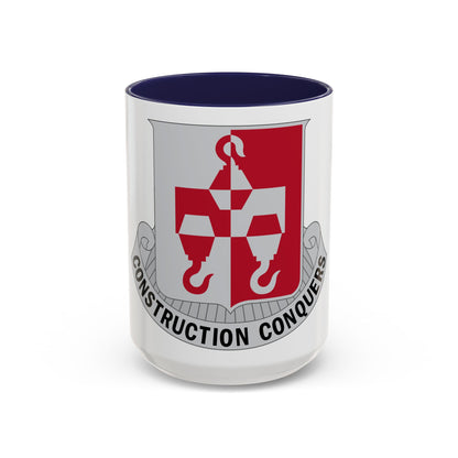 244 Engineer Battalion (U.S. Army) Accent Coffee Mug