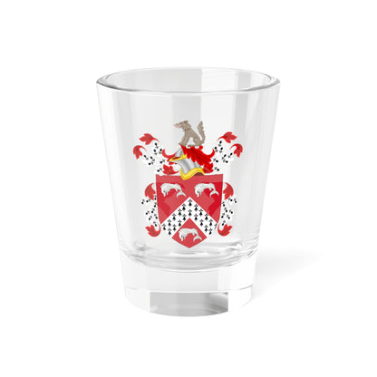 Coat of Arms of Harman de Blennerhasset (United States) (Coat of Arms) Shot Glass 1.5oz