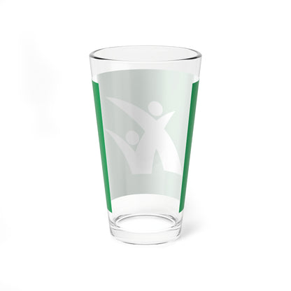 Flag of Nayoro Hokkaido (Japan) Pint Glass 16oz