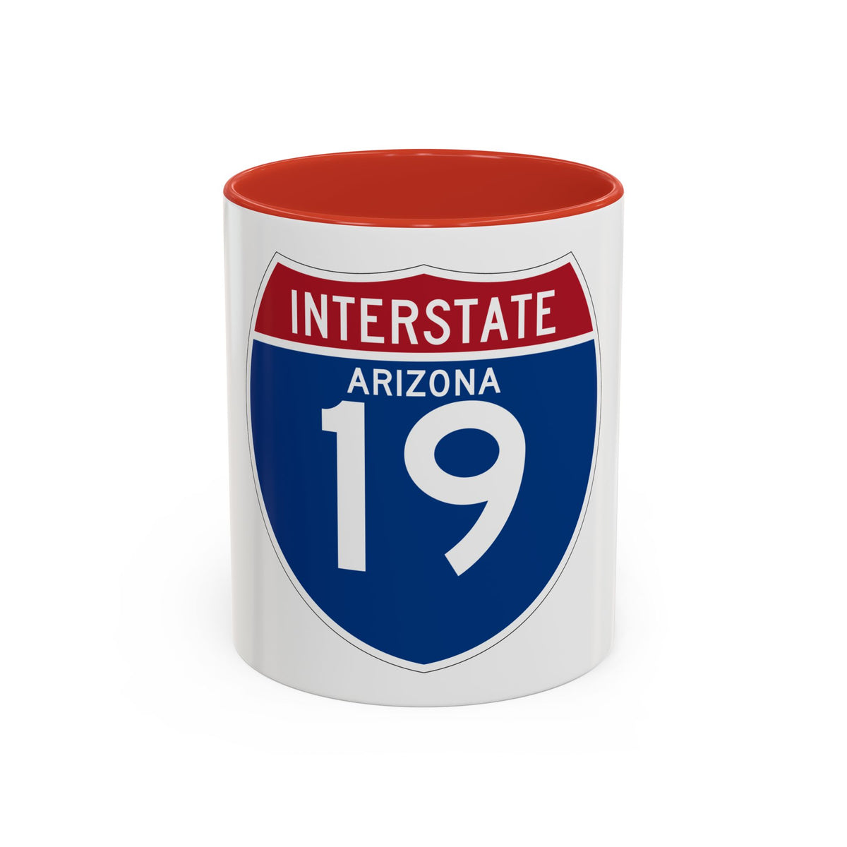 Interstate 19 (U.S. Highways) Accent Coffee Mug