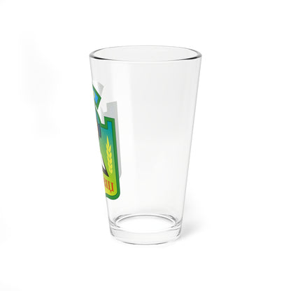Герб Клубівці (Ukraine) (Coat of Arms) Pint Glass 16oz
