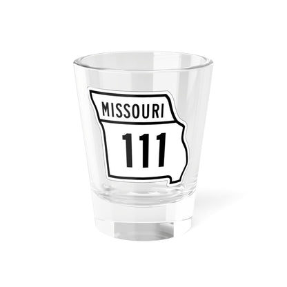 MO-111 1948 (Missouri) (Road Sign) Shot Glass 1.5oz