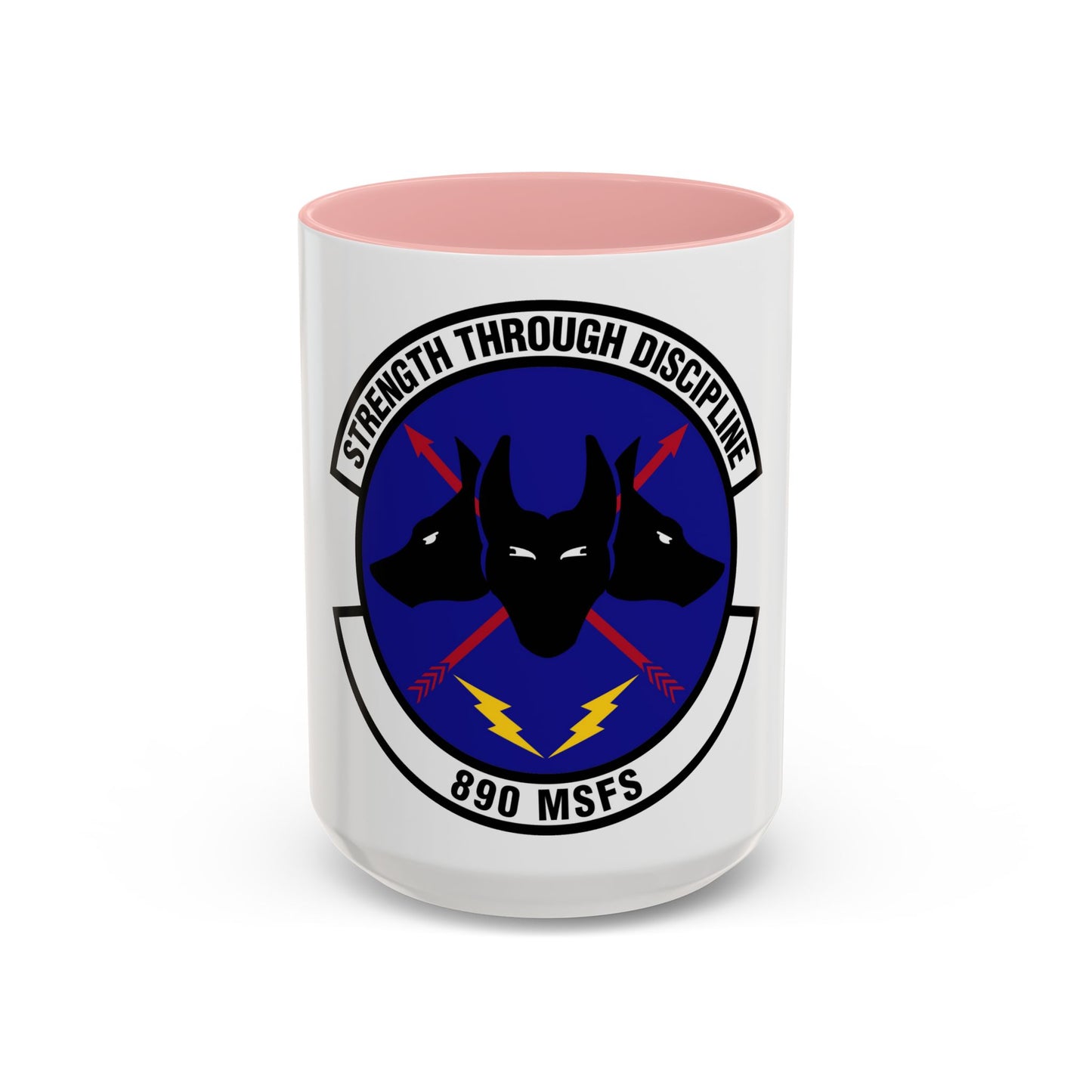 890 Missile Security Forces Squadron AFGSC (U.S. Air Force) Accent Coffee Mug