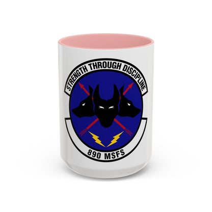 890 Missile Security Forces Squadron AFGSC (U.S. Air Force) Accent Coffee Mug