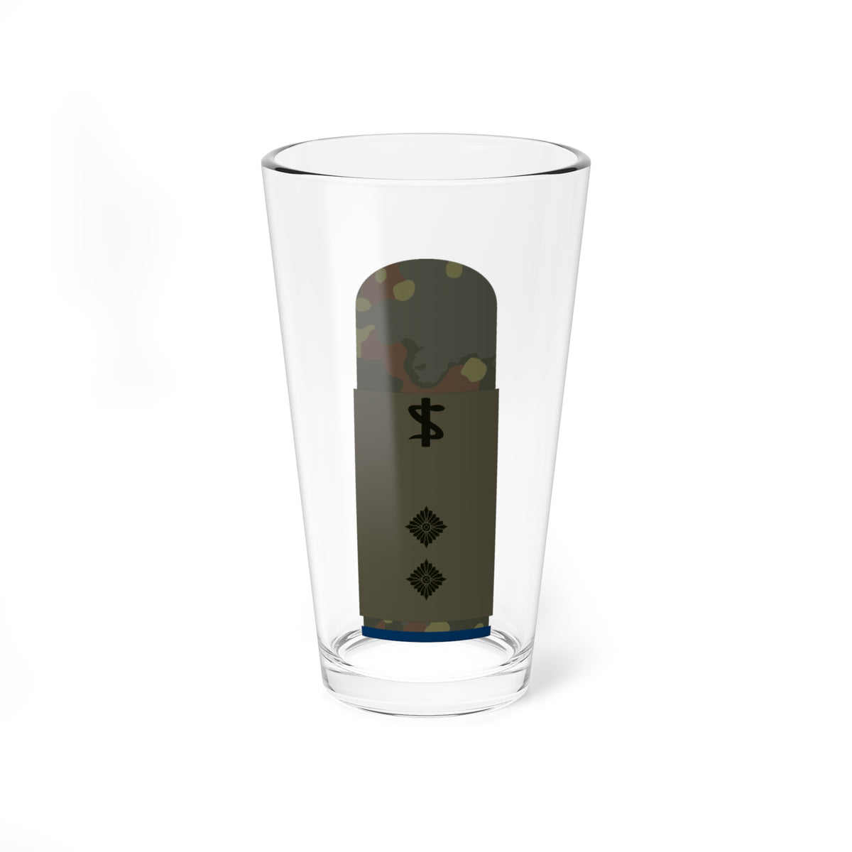 HA OS5 42 Oberleutnant SanOA San ZMx R (Germany) (Military Rank) Pint Glass 16oz