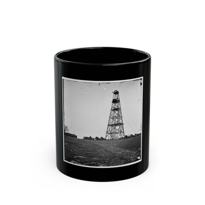 Bermuda Hundred, Va. Butler's Signal Tower; Another View (U.S. Civil War) Black Coffee Mug