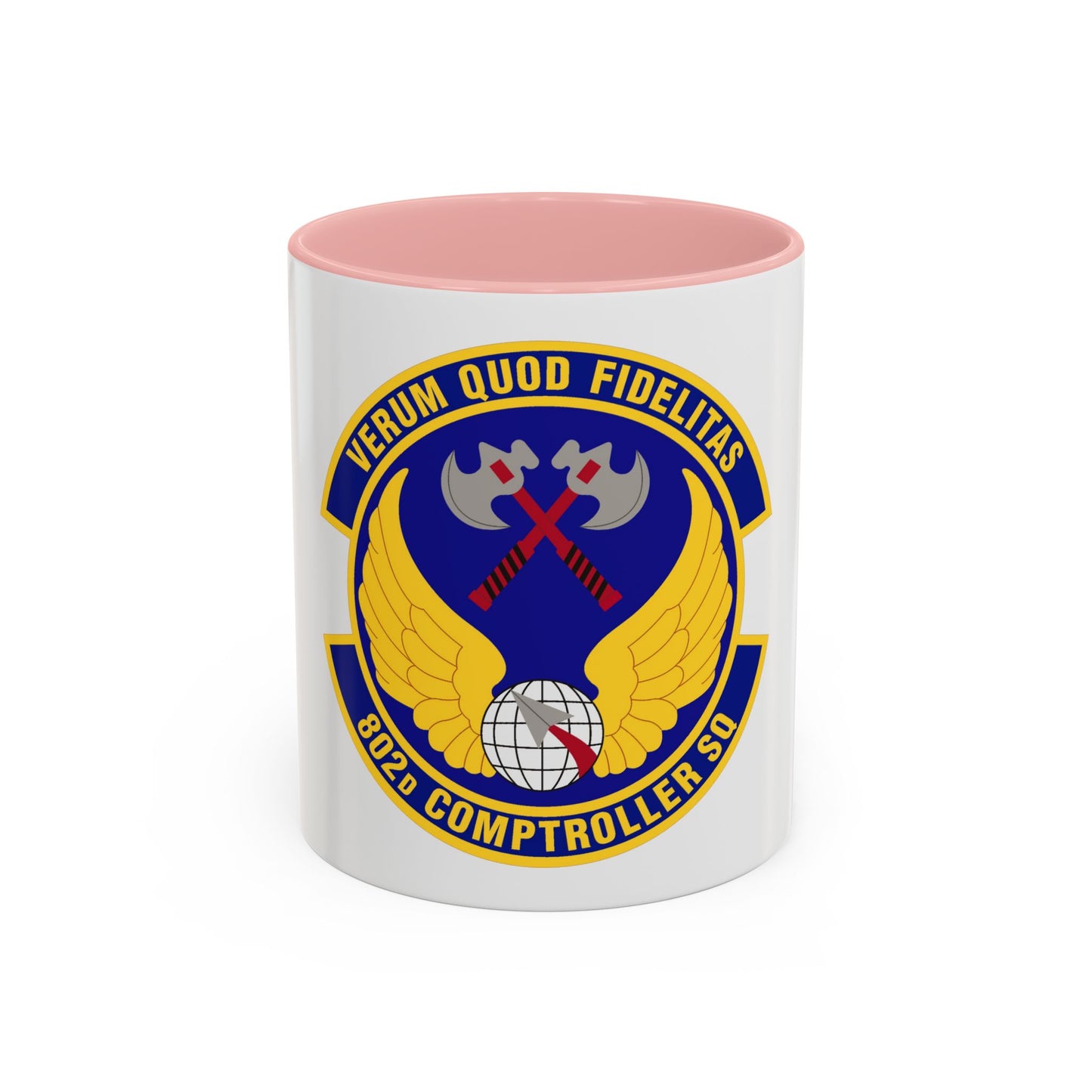802d Comptroller Squadron (U.S. Air Force) Accent Coffee Mug