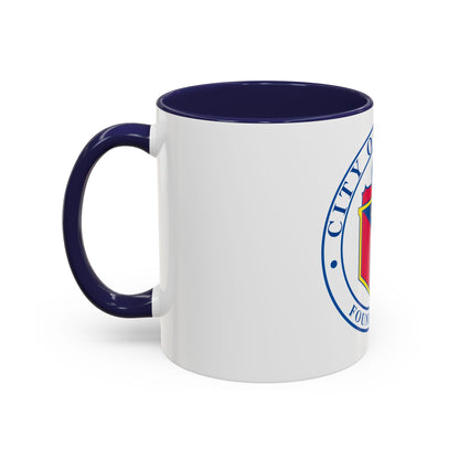 Seal of Austin TX - Accent Coffee Mug