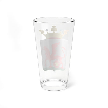 Ooststellingwerf wapen (Netherlands) (Coat of Arms) Pint Glass 16oz