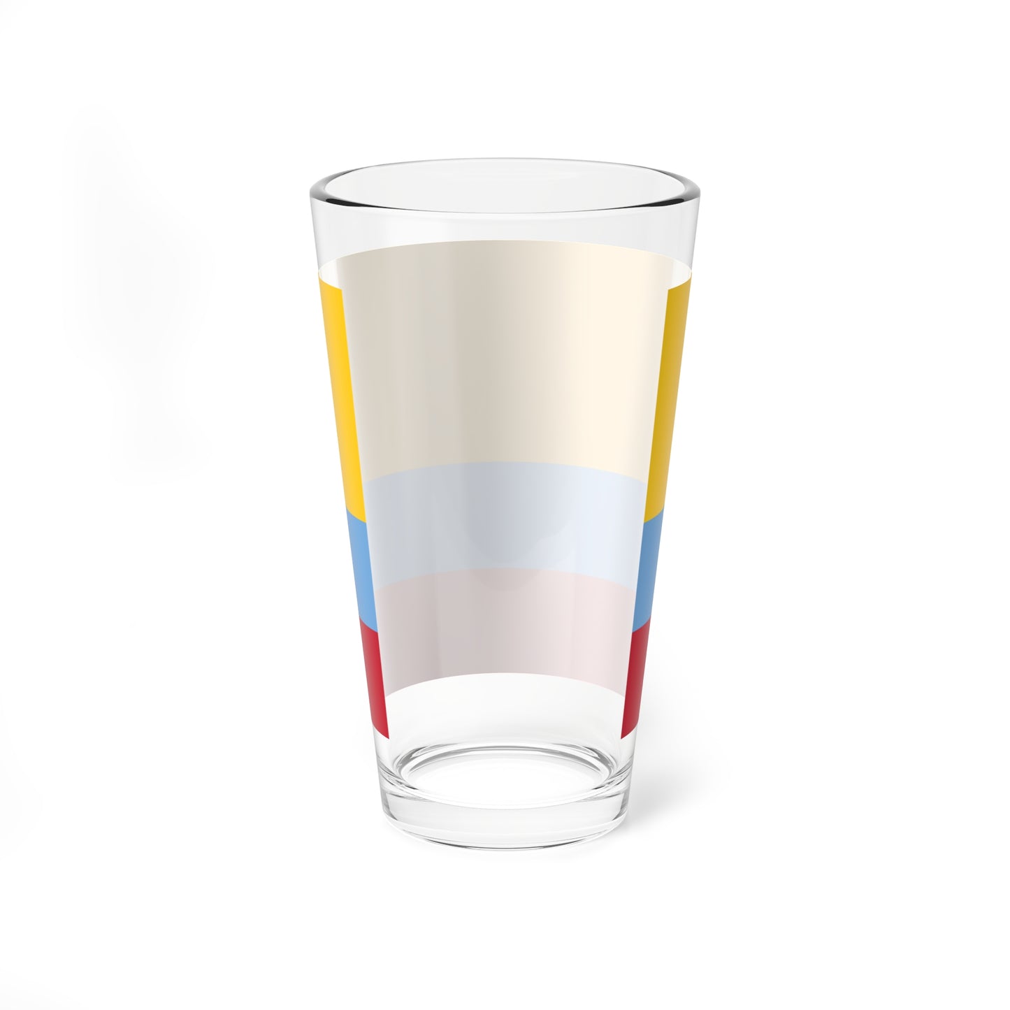 Flag of Venezuela with no coat of arms 1811-1836 (Colombia) Pint Glass 16oz