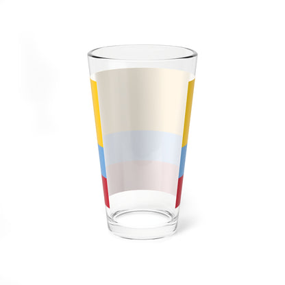 Flag of Venezuela with no coat of arms 1811-1836 (Colombia) Pint Glass 16oz