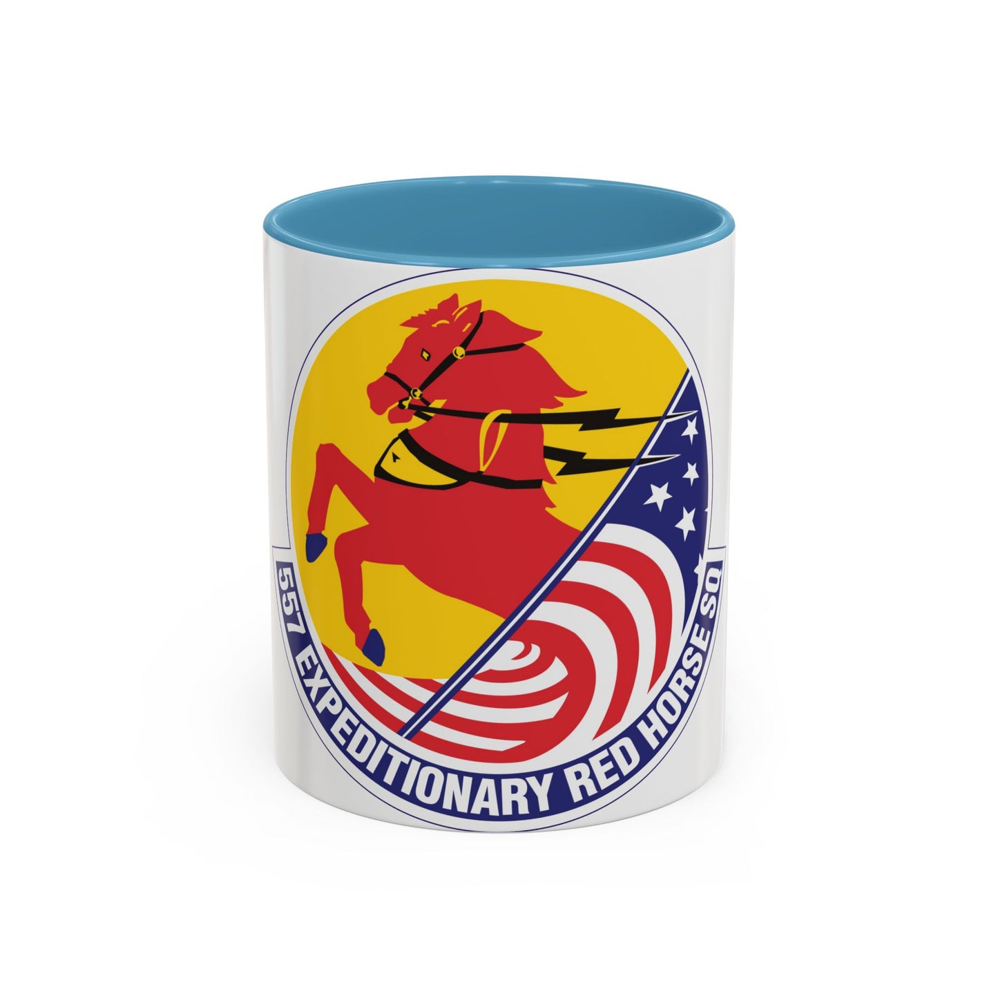 557th Expeditionary Red Horse Squadron (U.S. Air Force) Accent Coffee Mug